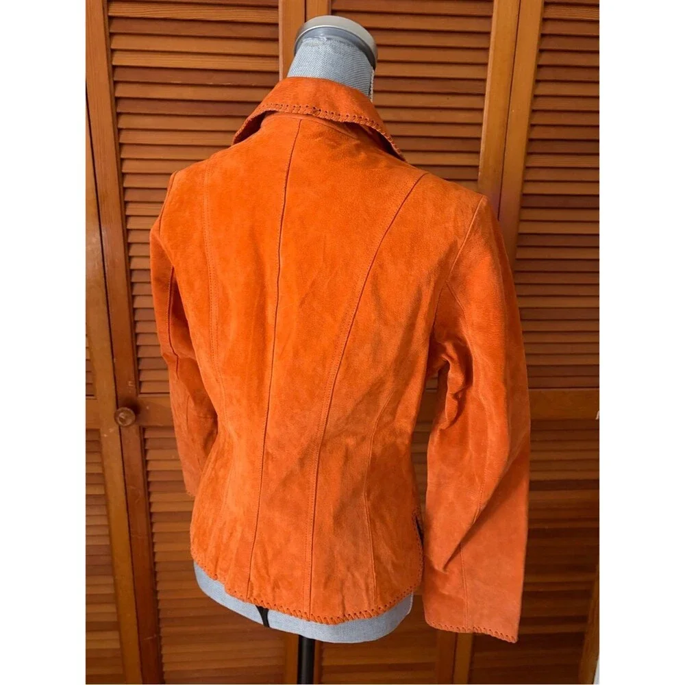 Coldwater Creek tailored suede